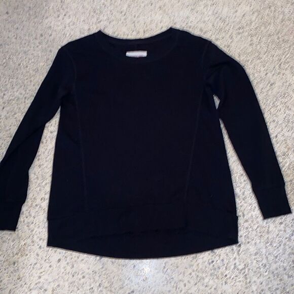 MOSSIMO SUPPLY CO BLACK SWEATSHIRT CREW SMALL - Picture 1 of 4